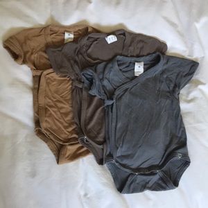 Lot of 3 Kate Quinn Bamboo onesies